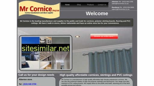 mrcornice.co.za alternative sites