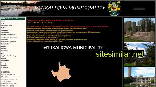 msukaligwa.gov.za alternative sites