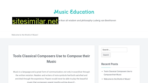 musiceducation.co.za alternative sites