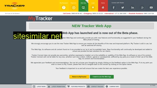 my.tracker.co.za alternative sites