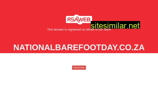 nationalbarefootday.co.za alternative sites