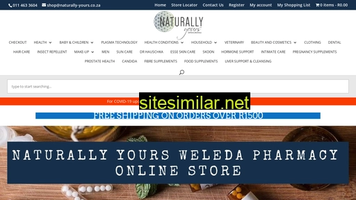 naturally-yours.co.za alternative sites