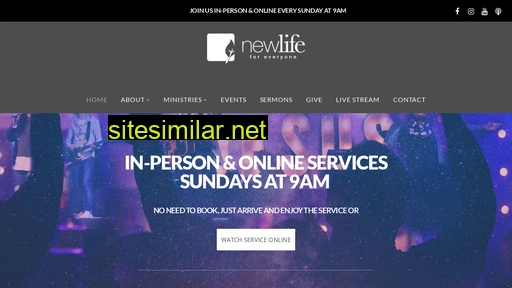 newlifechurch.co.za alternative sites
