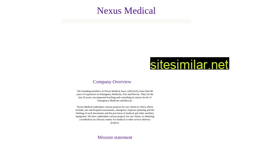 Nexusmedical similar sites