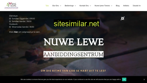 nuwelewehumansdorp.co.za alternative sites