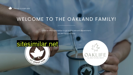 oaklandmilk.co.za alternative sites