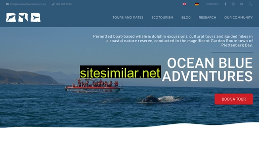 oceanadventures.co.za alternative sites