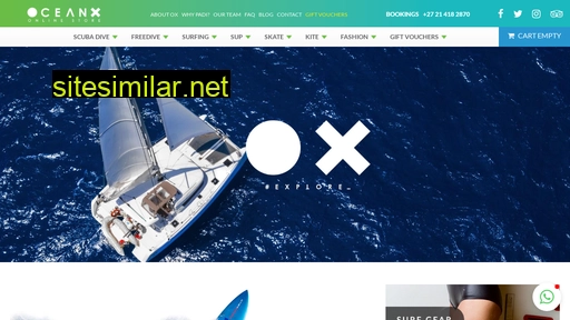 oceanx.co.za alternative sites