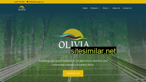 oliviaenergy.co.za alternative sites