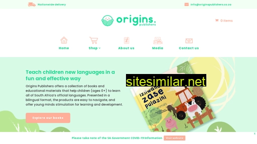 originspublishers.co.za alternative sites