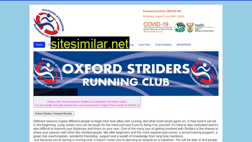 Oxfordstriders similar sites