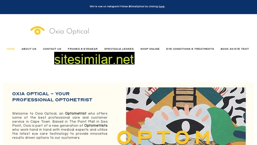 oxiaoptical.co.za alternative sites