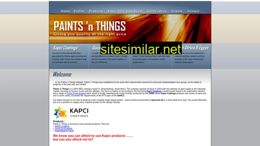 paintsnthings.co.za alternative sites