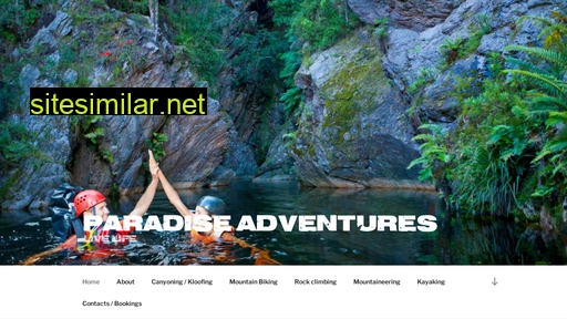 paradiseadventures.co.za alternative sites