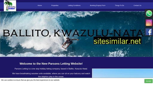 parsonsletting.co.za alternative sites