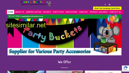 partybuckets.co.za alternative sites