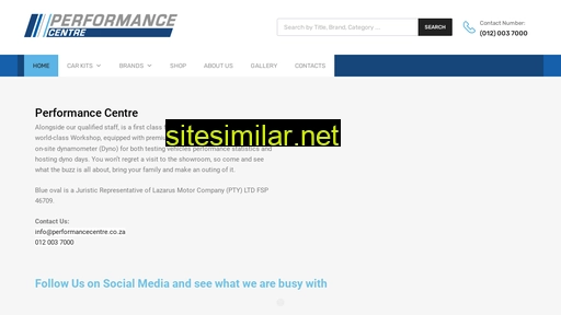 performancecentre.co.za alternative sites