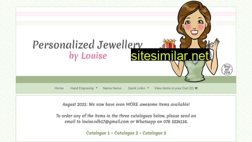 personalizedjewellery.co.za alternative sites