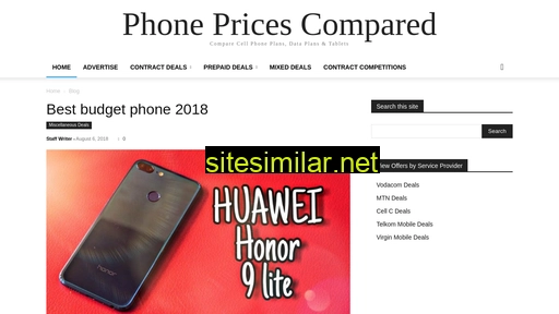Phonepricescompared similar sites
