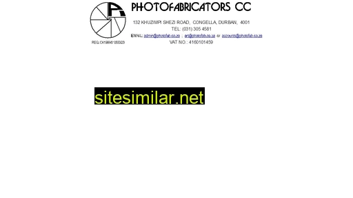 photofab.co.za alternative sites