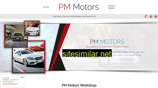 pmmotors.co.za alternative sites