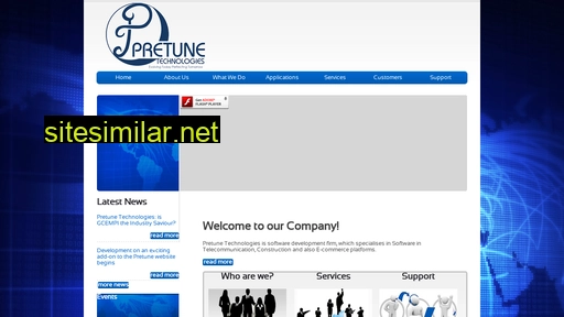 pretune.co.za alternative sites