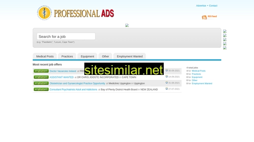 professionalads.co.za alternative sites