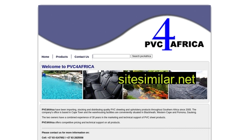 pvc4africa.co.za alternative sites