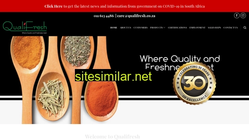 qualifresh.co.za alternative sites