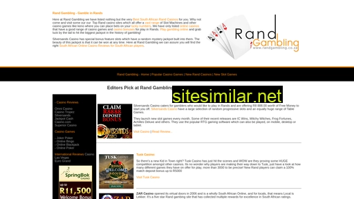 randgambling.co.za alternative sites