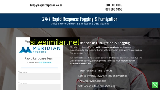 rapidresponse.co.za alternative sites