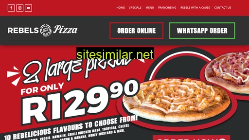 Rebelspizza similar sites