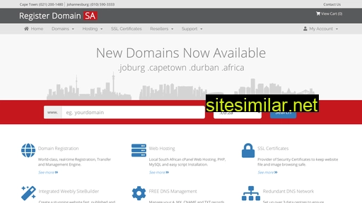 registerdomain.co.za alternative sites