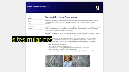 regulatoryframeworks.co.za alternative sites