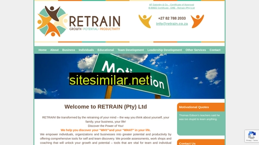 retrain.co.za alternative sites