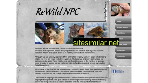 rewildnpc.co.za alternative sites