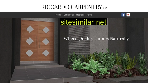 Riccardocarpentry similar sites