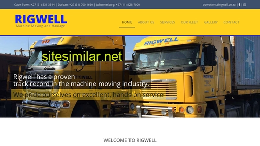rigwell.co.za alternative sites
