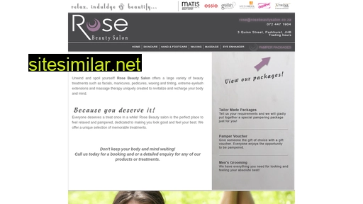 rosebeautysalon.co.za alternative sites