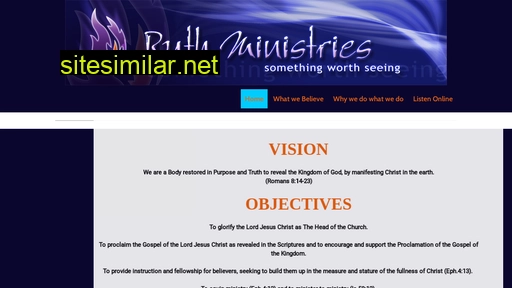 ruthministries.co.za alternative sites