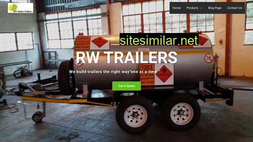 rwtrailers.co.za alternative sites