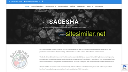 sacesha.org.za alternative sites