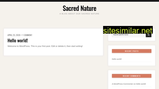 sacrednature.co.za alternative sites