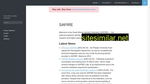 safire.ac.za alternative sites