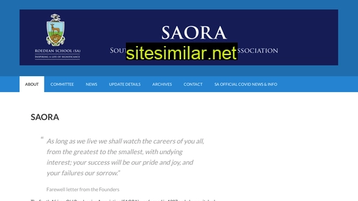 saora.org.za alternative sites