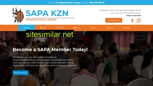 sapakzn.org.za alternative sites