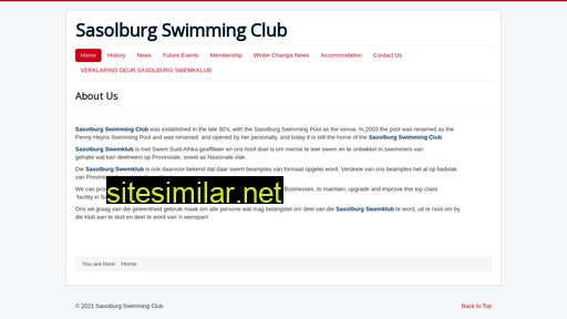 sasolburgswimmingclub.co.za alternative sites
