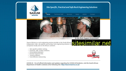 saxummining.co.za alternative sites