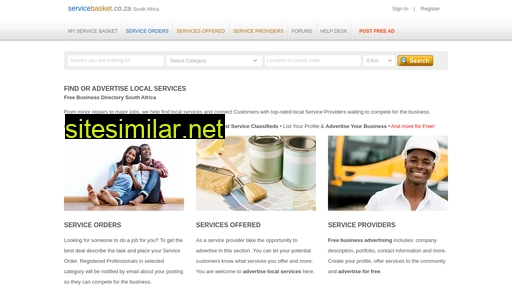 servicebasket.co.za alternative sites