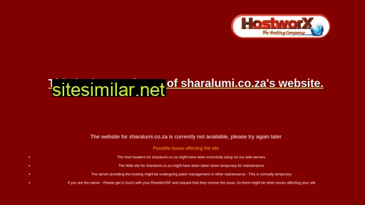 sharalumi.co.za alternative sites